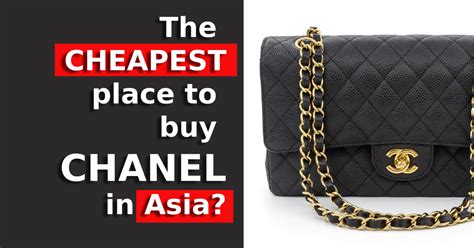 the cheapest place to buy chanel bag